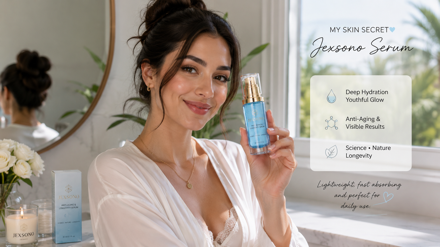 Jexsono Phoenix Serum | 0.5% GHK-Cu & Exosome Technology.
