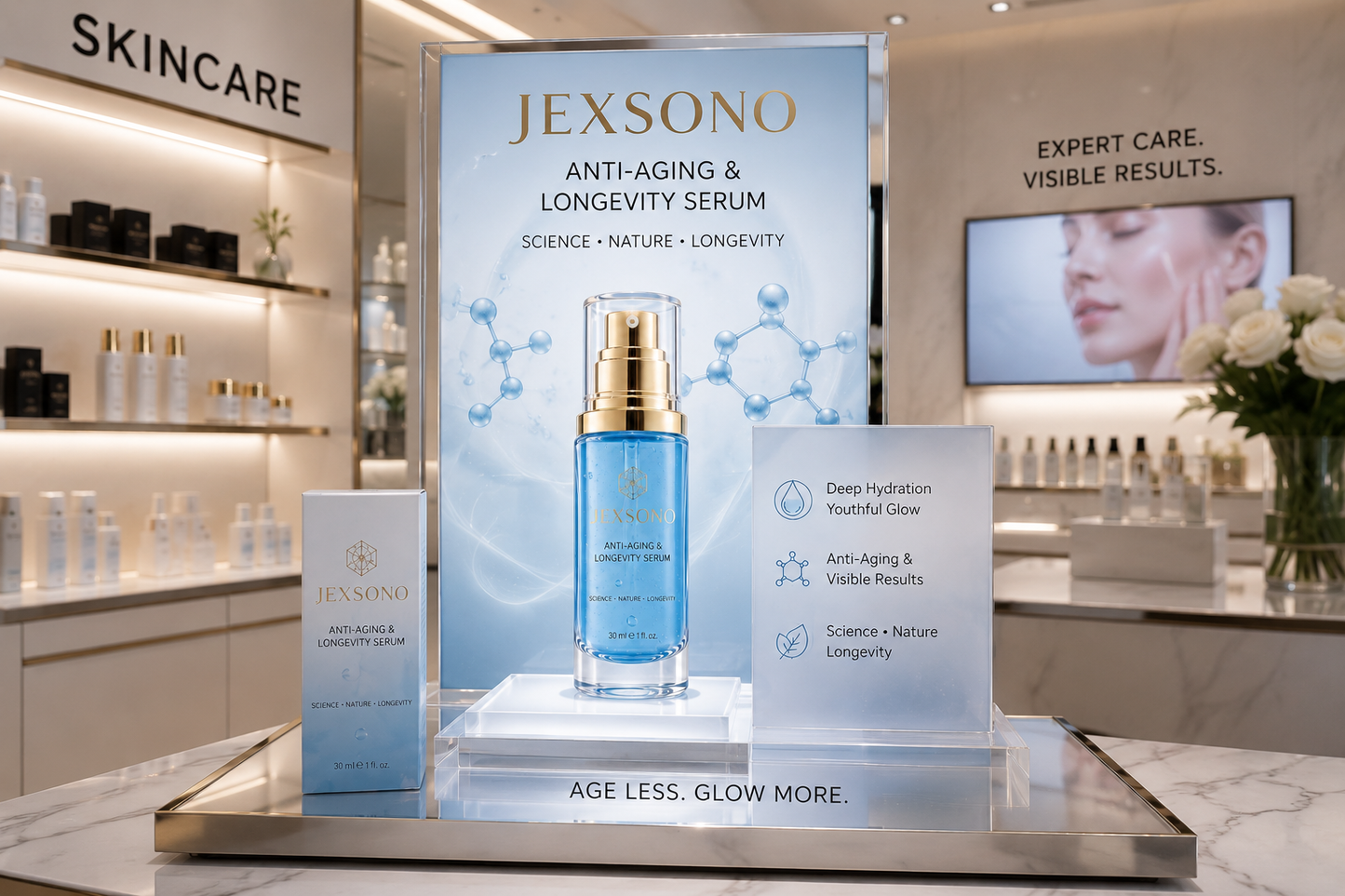 Jexsono Phoenix Serum | 0.5% GHK-Cu & Exosome Technology.