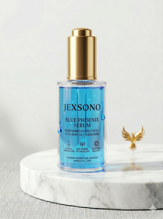 Jexsono Longevity Serum | 0.5% GHK-Cu & Exosome Technology.